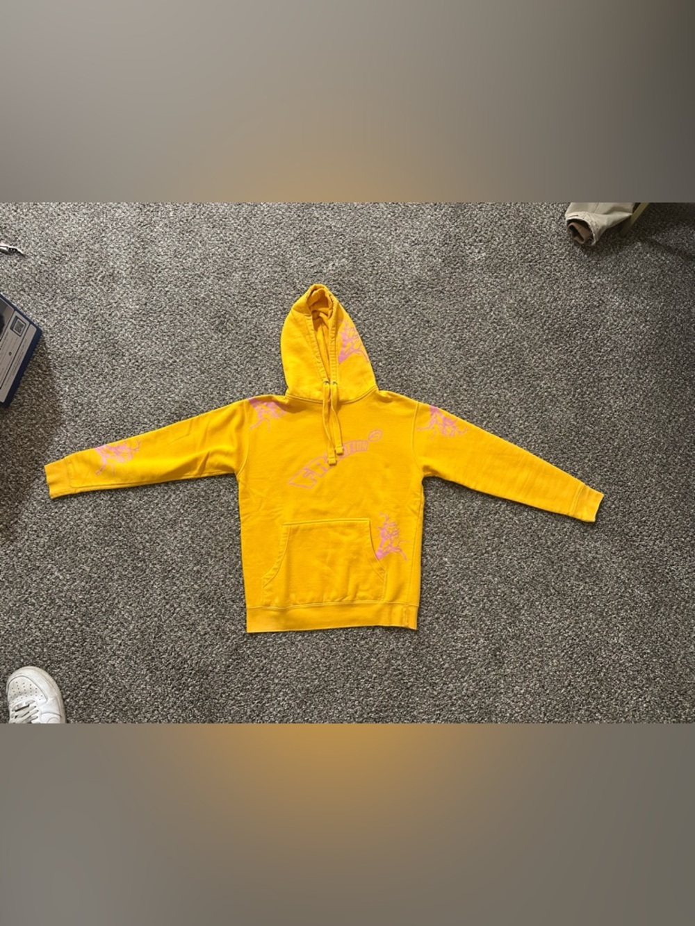 Fruition Yellow Pullover Hoodie